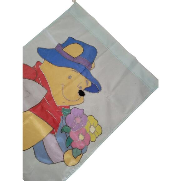 Vintage Winnie The Pooh 100 Acre Woods Yard & Garden Outdoor Flags Set of 2 - Picture 4 of 12